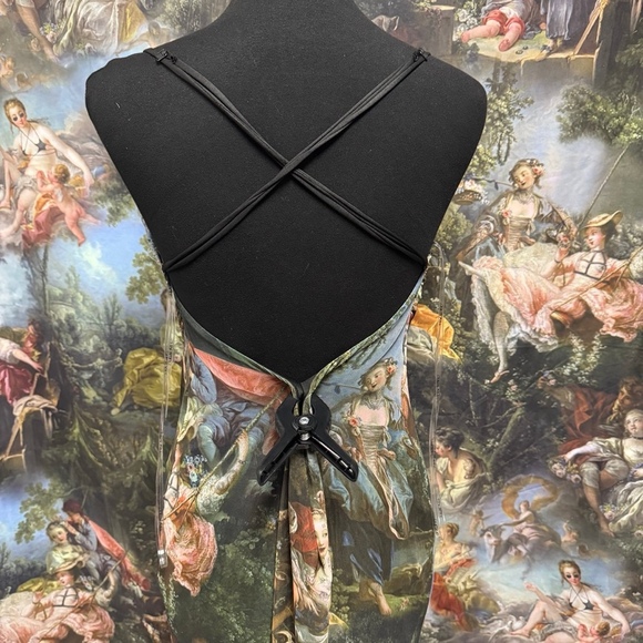 Dolls Kill Davinci Maxi Dress 1X NEW SAMPLE - Picture 5 of 6